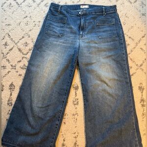 Kut from the Kloth Medium Blue Wide Leg Jeans